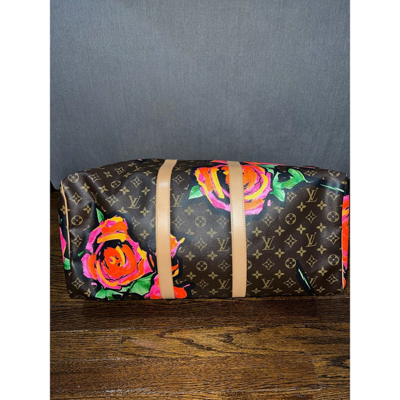 Louis Vuitton Keepall 50 Stephen Sprouse Roses Monogram Logo Monogram Travel Bag - Picture 12 of 12